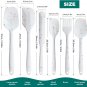 6 Piece Silicone Spatula Set - Heat Resistant Nonstick Spatulas Set with Stainle