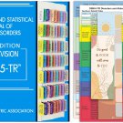 2022 New DSM-5-TR Index Tabs, Color-Coded and Laminated DSM-V TR Tabs, Including