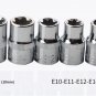 14Pcs E-Torx Star Socket Set with Case, 1/4, 3/8, 1/2 In. Drive Female External