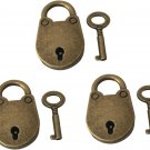 3Pcs Padlock Ring Latch Archaize Lock Lock Bolts-Clipping Buckle to Clamp