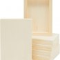 6 Pack Unfinished Wood Panels for Painting, Wooden Canvas for Arts and Crafts (5
