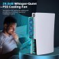 Cooling Fan for PS5 Accessories, Upgraded Auto Temperature Control for PS5 Cooli