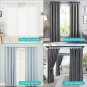 Curtain Rods for Windows 48 to 84 - Heavy Duty White Curtain Rod - 1" Diameter D