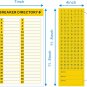 16 Sheets Breaker Panel Labels Electrical Box Sticker Numbers Breaker Panel Labe