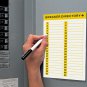 16 Sheets Breaker Panel Labels Electrical Box Sticker Numbers Breaker Panel Labe