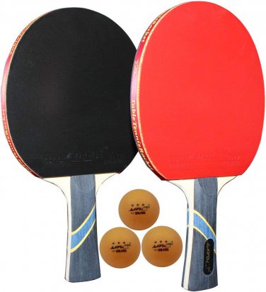 2 Pack of 4 Star Professional Ping Pong Paddle Advanced Training Table Tennis Ra