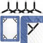 Bed Sheet Holder Straps, Adjustable Bed Sheet Fastener and Triangle Elastic Mat