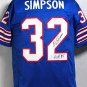 O. J. Simpson Autographed Blue Pro Style Jersey W/Hof- JSA W Auth MB2