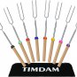 8 PCS Marshmallow Roasting Sticks for Fire Pit, Retractable Grill Forks Smores S
