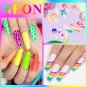 Neon Nail Art Gel Liner Set - 12 Colors Fluorescent Liner Gel Polish Neon Yellow
