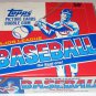 1986  Baseball Cello Box 24 Sealed Pack 28 Cards per Pack Case Fresh Boxes