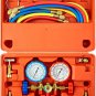 OMT 3 Way AC Diagnostic Manifold Gauge Set for Freon Charging, Fits R134A R12 R2