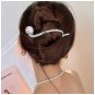 Vintage Pearl Hair Clip Barrette Single Pearl Hair Barrette Clip Silver Pearl We