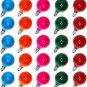 25 Pack Opaque Multicolor G40 Christmas Replacement Light Bulbs, UL Listed 5 Wat