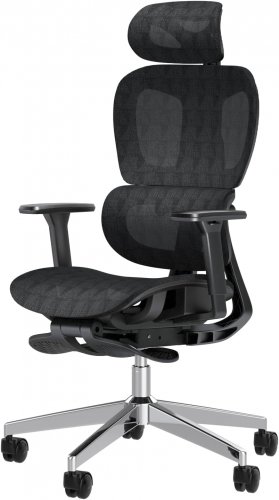 Ergonomic Office Chair Computer Desk Chair with Adjustable Headrest & Perfect Lu