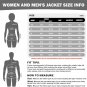 Heated Jacket for Women and Men with 7.4V Battery Pack, 4 Heated Zones Coat for