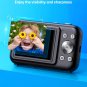 Digital Camera, FHD 1080P Kids Camera with 32GB SD Card 16X Digital Zoom Portabl