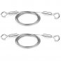 Adjustable Picture Hanging Wire 2PCS Mirror Frame Kit 2M X1.5Mm Heavy Duty Stain