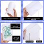 Blank Cards and Envelopes 4X6, 30 Pack White Invitation Cardstock with 30 Pack E