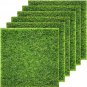 6 Pack Fairy Garden Grass 6 X 6 Inches Miniature Artificial Craft Grass for Doll