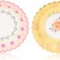 48-Pack Floral Paper Plates for Baby Shower (7 In)