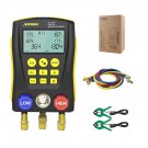 Refrigeration Digital Manifold Gauge Meter HVAC Vacuum Pressure Temperature Test