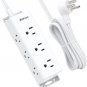 Surge Protector Power Strip - 9 Widely Spaced Multi Outlets, Wall Mount, 3 Side