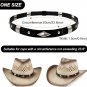 Hat Band for Women Men, Hat Band for Cowboy Hat Straw Hat Western Fedaro Panama