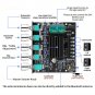 Bluetooth Power Amplifier Board with Subwoofer 2.1 Channel 50W&Atilde;�2+100W, 12V-24V A