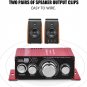Car Stereo Audio Amplifier, Mini 12V 2 Channel Hifi Stereo Bass Audio Power Ampl