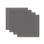 4 Pieces Silicone Thermal Pad, 0.5Mm 1Mm 1.5Mm 2Mm Thickness 100X100Mm Sliced in