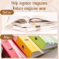 Magazine Holders for Binders 3 Hole Punched Plastic Magazine Organizer Binder Ac