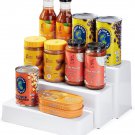 Shelfsteps Tiered Adjustable Canned Goods Shelves for Kitchen Cabinet and Pantry