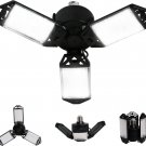 LED Garage Light, 80W 8000 Lumen Ceiling Lights with 3 Adjustable Panels, 6500K