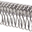 2Lbdepot Shower Curtain Rings Hooks - Chrome Finish - Premium 18/8 Stainless Ste