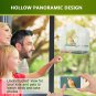 Window Bird Feeder, Large Bird House Feeders for outside with 4 Strong Suction C