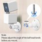 Wall Mount for Wyze Cam Pan V3, 2 Pack 360 Degree Swivel Adjustable Wall Mount B