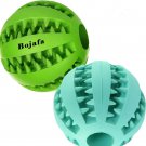 Dog Puzzle Teething Toys Ball: 2Pack Treat Dispensing Dog Chew Toys Small Medium