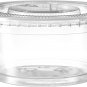 Portion Cups with Lids (2 Ounces, 100 Pack) | Disposable Plastic Cups for Meal P