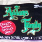 THE ADDAMS FAMILY MOVIE TRADING CARDS SEALED PACK 1991