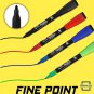 4 Magnetic Dry Erase Markers Fine Tip Assorted Classic Colors Low Odor Whiteboar