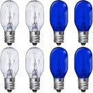 8 Pieces Lighted Make up Mirror Bulbs 20W Replacement Bulbs for Double Sided Ill