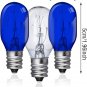 8 Pieces Lighted Make up Mirror Bulbs 20W Replacement Bulbs for Double Sided Ill