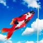Realistic Fish Windsock Red Fish Windsock Red Koi Fish Outdoor Decor Windsock Fl