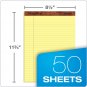 8.5 X 11 Legal Pads, 12 Pack, the Legal Pad Brand, Wide Ruled, Yellow Paper, 50
