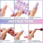 168 Pieces 12 Sheets Full Wrap Nail Polish Stickers Self Adhesive Glitter Gradie