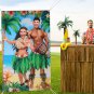 6 X 4 Ft Hawaiian Photo Props Banner Tropical Luau Tiki Couple Door Banner Hawai