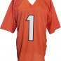 Ja'Marr Chase Signed Custom Orange Pro-Style Football Jersey JSA SD