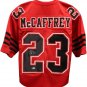 Christian Mccaffrey Autographed San Francisco Custom Red Alternate Football Jers