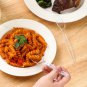 [200 Count] Heavy Duty Plastic Forks and Spoons Set, Disposable Plastic Silverwa